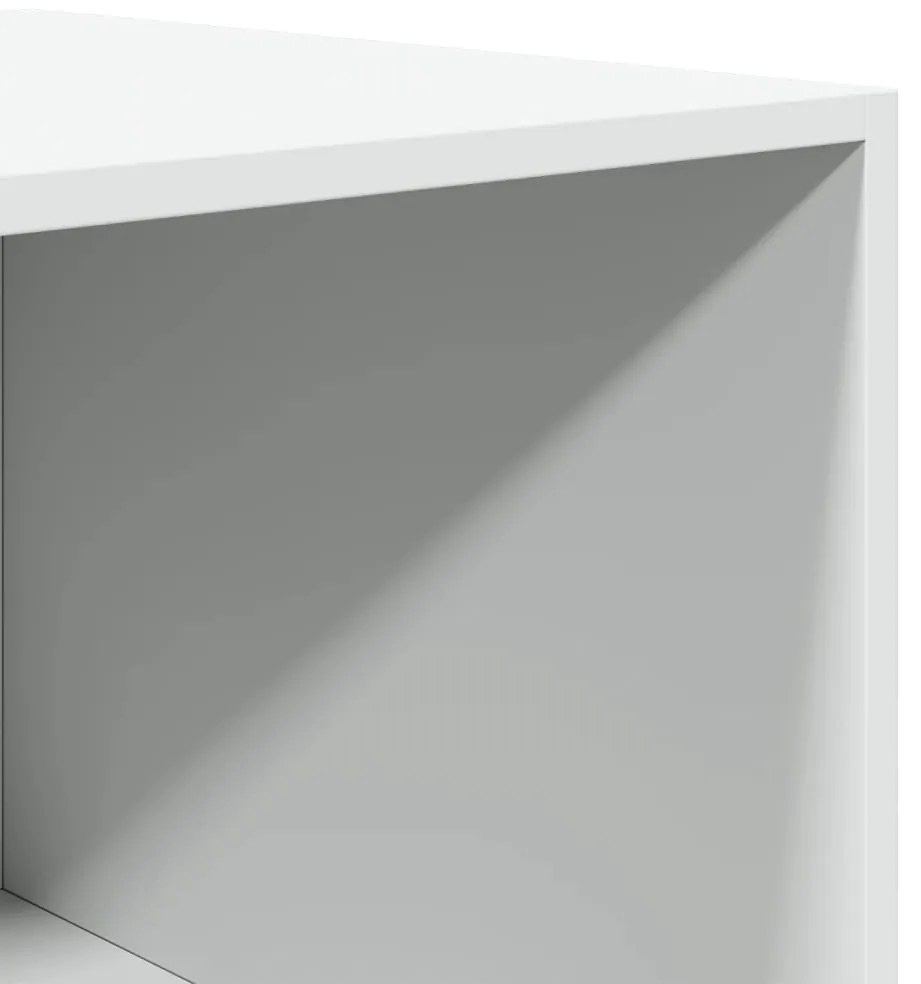 vidaXL Ντουλάπα Λευκή 50 x 50 x 200 εκ. από Επεξ. Ξύλο