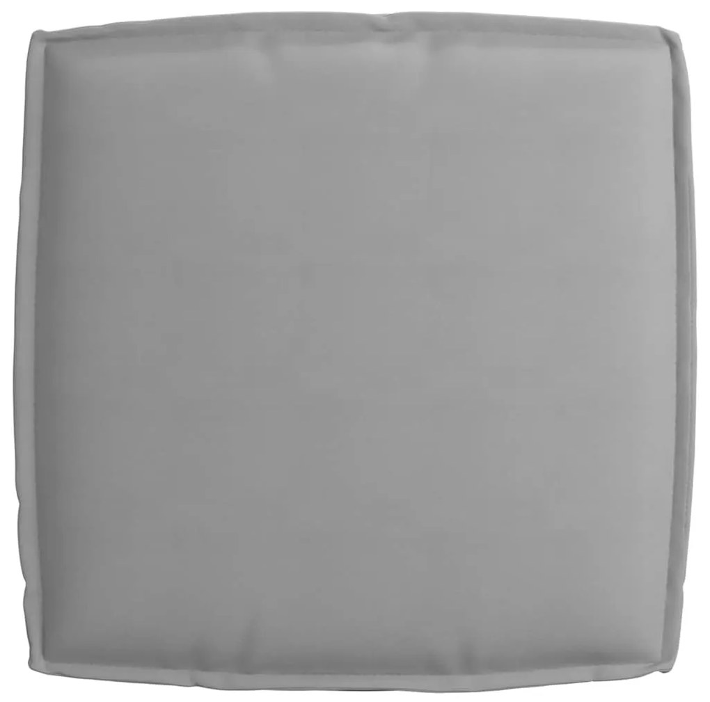 vidaXL Μαξιλάρι Γκρι 60 x 60 x 12 cm Ύφασμα Όξφορντ