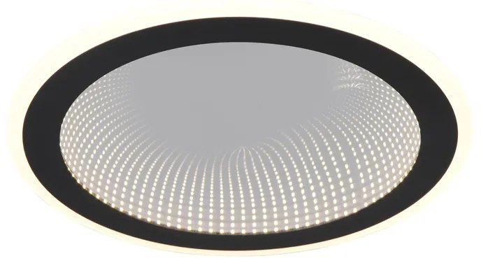 Φωτιστικό Οροφής Reality Lighting -RL GLACE R67681132 Μαύρο Ματ (Black Mat) 2700 - 6500K
