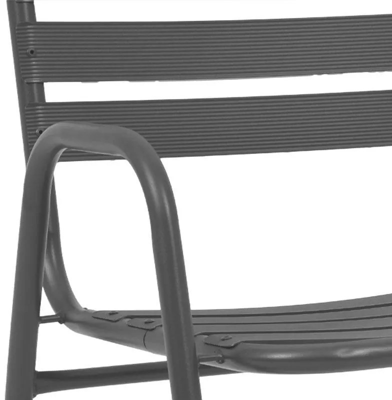 Καρέκλα FL004 Fylliana Μεταλλική Γκρί 53x58x78 εκ. 53x58x78 εκ.