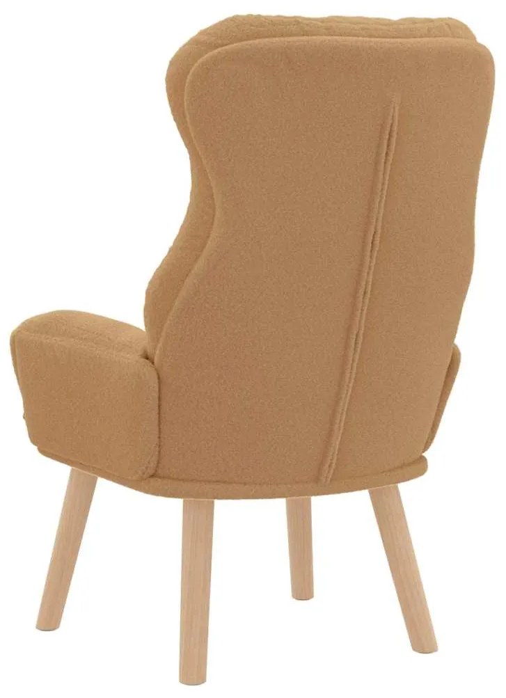 vidaXL Χαλαρωτική Πολυθρόνα Μπεζ 69 x 74 x 93 εκ. ύφασμα