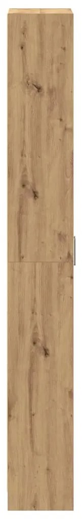 vidaXL Ντουλάπι artisan δρυς 55 x 25 x 189 εκ. Επεξεργασμένο ξύλο