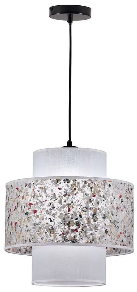 Φωτιστικό Οροφής Mozaika 4270300 35x170cm 1xE27 40W Multi Viokef Ατσάλι,Ύφασμα