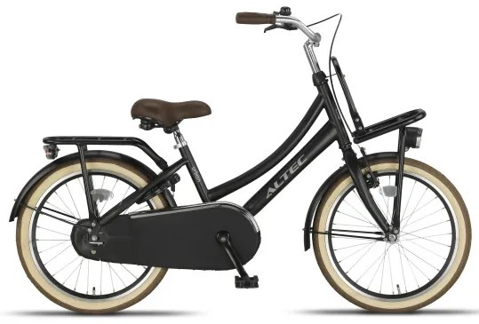 Urban 20 Inch Girls Coaster Brake Matte blackAltec