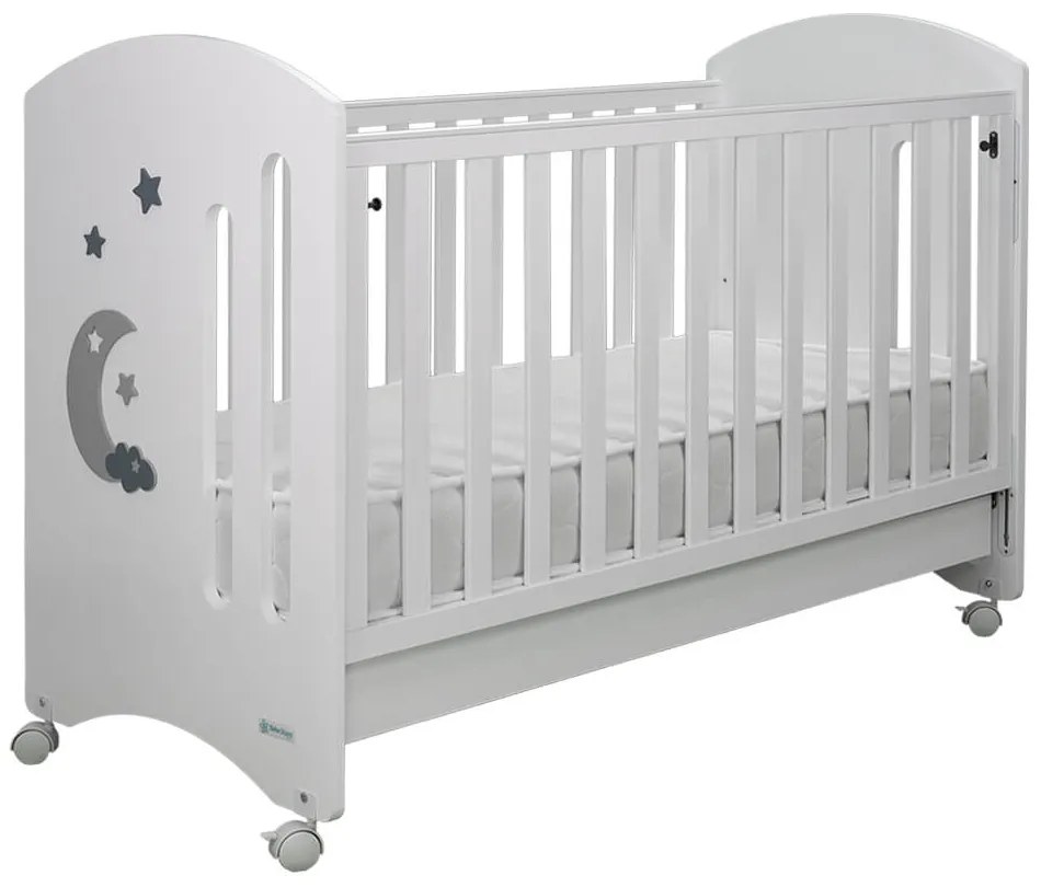 Κούνια (60x130) Bebe Stars Azure White 450-02