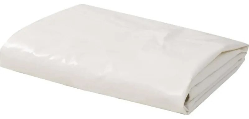KRAUSMANN 180WW Μουσαμάς με Κρίκους 8 × 12m 180gr/τμ Λευκό-λευκό