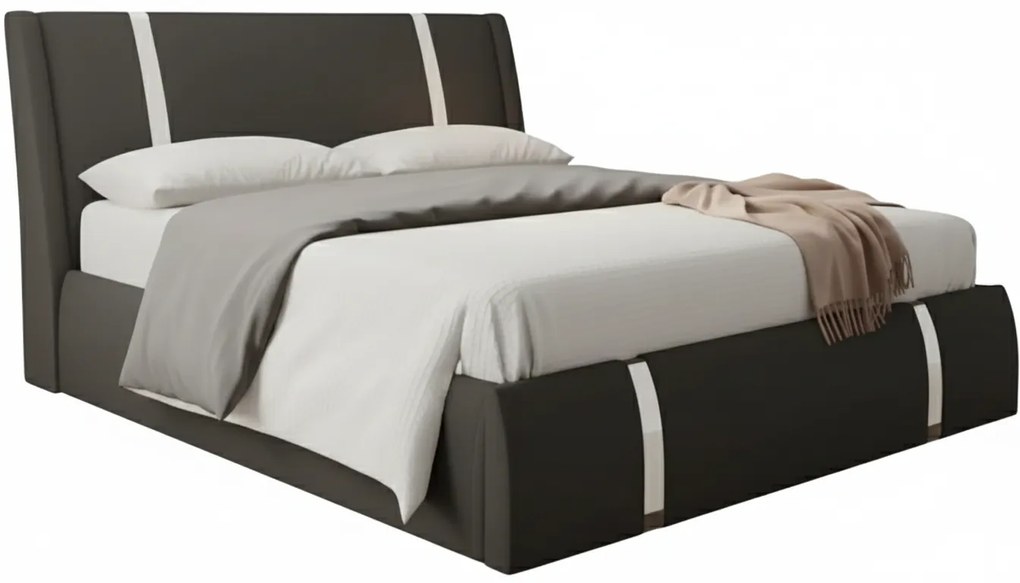 Επενδυμένο κρεβάτι Aelina-Mauro