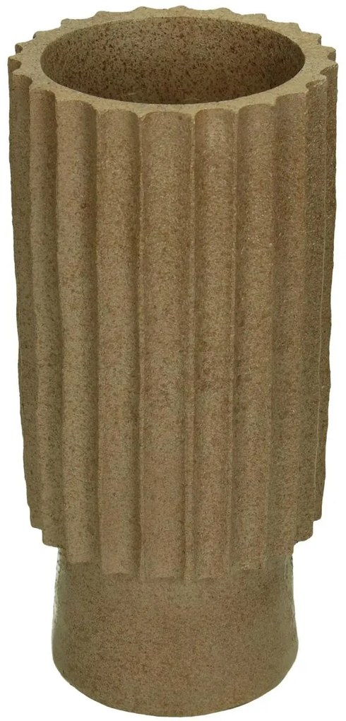 Βάζο ArteLibre Καφέ Polyresin 9.3x9.3x19.4cm-05153172