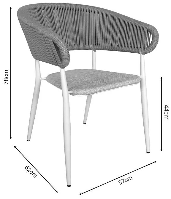 Τραπεζαρία Nares-Raven A σετ 5τεμ λευκό αλουμίνιο και plywood σε φυσική απόχρωση 140x80x72.5εκ