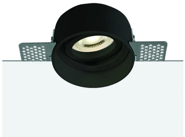 Σποτ Φωτιστικό Χωνευτό Downlight GU10 50W IP20 Μαύρο Z11105 TR-B Zambelis Z11105 TR-B Μαύρο