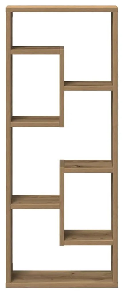 vidaXL Ράφι Τοίχου Χειροποίητο Δρυς 36 x 16 x 90 εκ. από Τεχνητό Ξύλο
