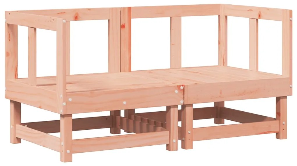 vidaXL Καναπέδες Γωνιακοί με Μαξιλάρια 2 τεμ. Μασίφ Ξύλο Ψευδοτσούγκας