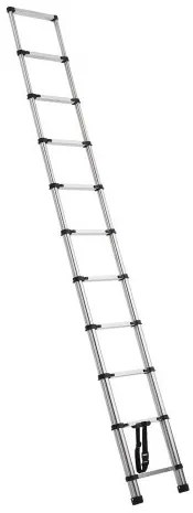 VEVOR Telescoping Ladder Stainless Steel Extension Step 10.5ft Portable Ladders
