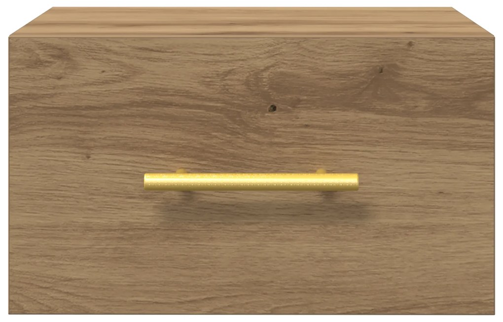 vidaXL Κομοδίνα 2 τεμ Τοίχου Μοντέρνος Δρυς 35x35x20 εκ