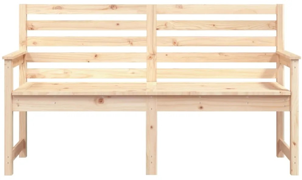 vidaXL Παγκάκι Κήπου 159,5x48x91,5 εκ. από Μασίφ Ξύλο Πεύκου
