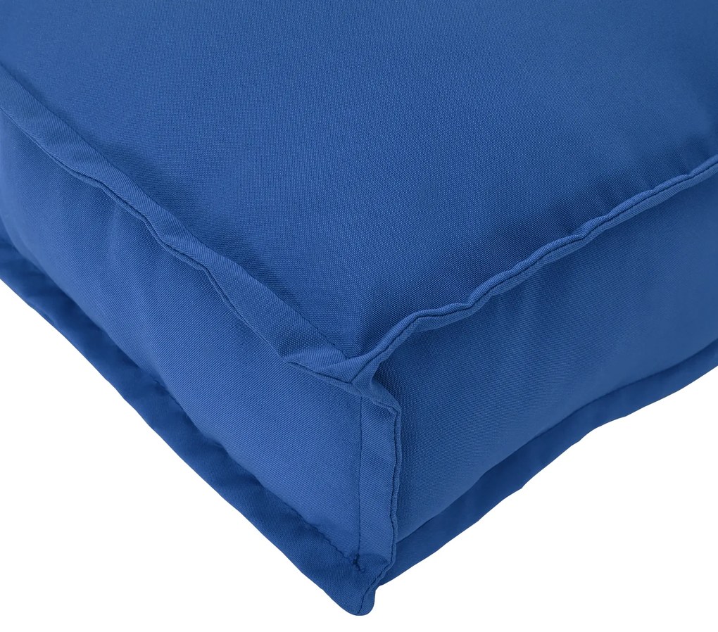 vidaXL μαξιλάρι παλέτας για κάθισμα μπλε 80 x 80 x 12 εκ με ύφασμα Oxford