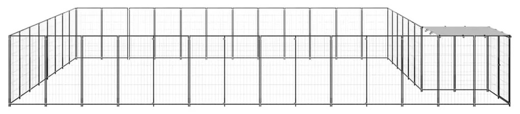 Σπιτάκι Σκύλου Μαύρο 30,25 μ² Ατσάλινο   - Μαύρο