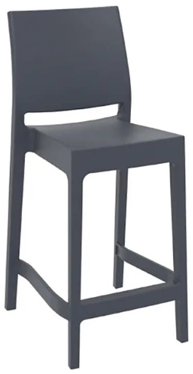 MAYA 65εκ. ΣΚΑΜΠΟ DARK GREY ΠΟΛ/ΝΙΟΥ 44Χ50Χ98εκ. SIESTA 44Χ50Χ98εκ.