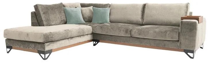 Corner Sofa Angelo Fylliana Left Corner Beige 300x230x95 cm