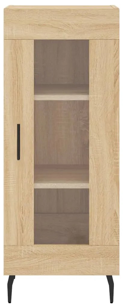 vidaXL Μπουφές Sonoma δρυς 34,5 x 34 x 180 εκ. από Επεξεργασμένο Ξύλο