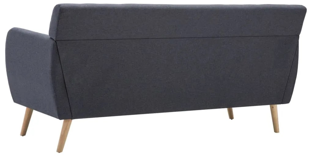 vidaXL Καναπές Τριθέσιος Σκ. Γκρι 172x70x82 εκ. Υφασμάτινη Ταπετσαρία