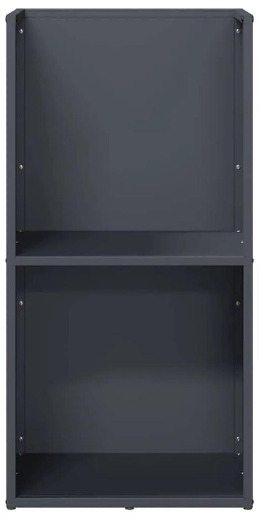 vidaXL Ράφι Καυσόξυλων Ανθρακί 40x30x80 εκ. Χάλυβας ψυχρής έλασης