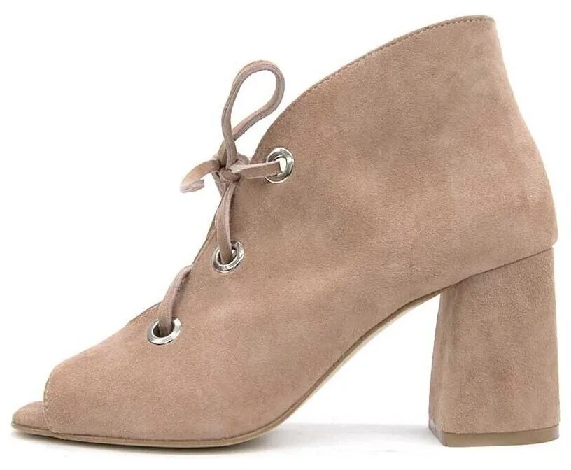 Μποτάκια/Low boots Debutto Donna  SUEDE HIGH HEEL ANKLE BOOTS WOMEN