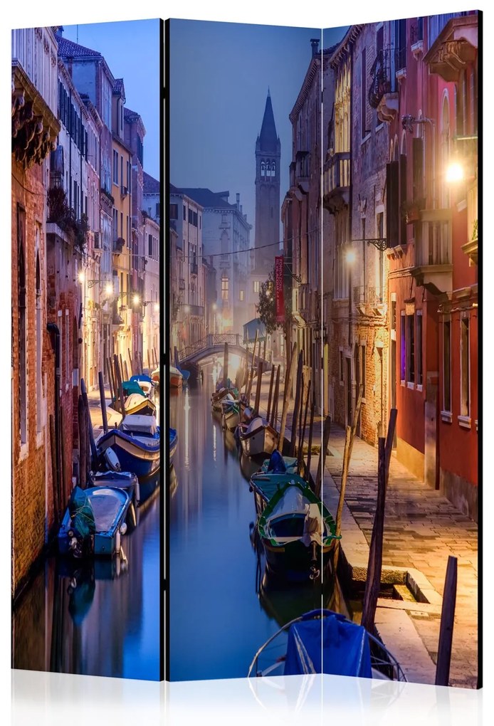 Διαχωριστικό με 3 τμήματα - Evening in Venice [Room Dividers] 135x172