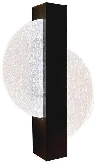 Απλίκα Φωτιστικό Τοίχου LED 6W Μαύρο Arte Illumina Erato 144-52009 Eurolamp-144-52009-Μαύρο 144-52009
