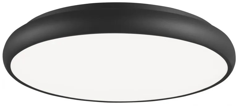 Πλαφονιέρα φωτιστικό οροφής LED Gap σε 3 μεγέθη Nova Luce 8100986 Μαύρο