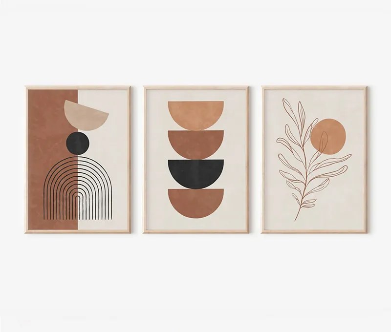 Πίνακας Mistel pakoworld τρίπτυχος με ψηφιακή εκτύπωση και πλαίσιο 33x1.5x48εκ