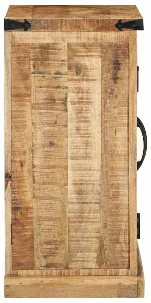 vidaXL Μπουφές 55x35x70 cm Μασίφ Ξύλο Ακατέργαστο Μάνγκο