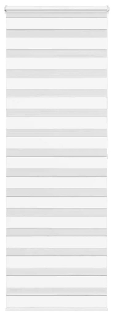 vidaXL Ζέβρα τυφλή Λευκό Πλάτος υφάσματος 75,9 εκ. Πολυεστέρας