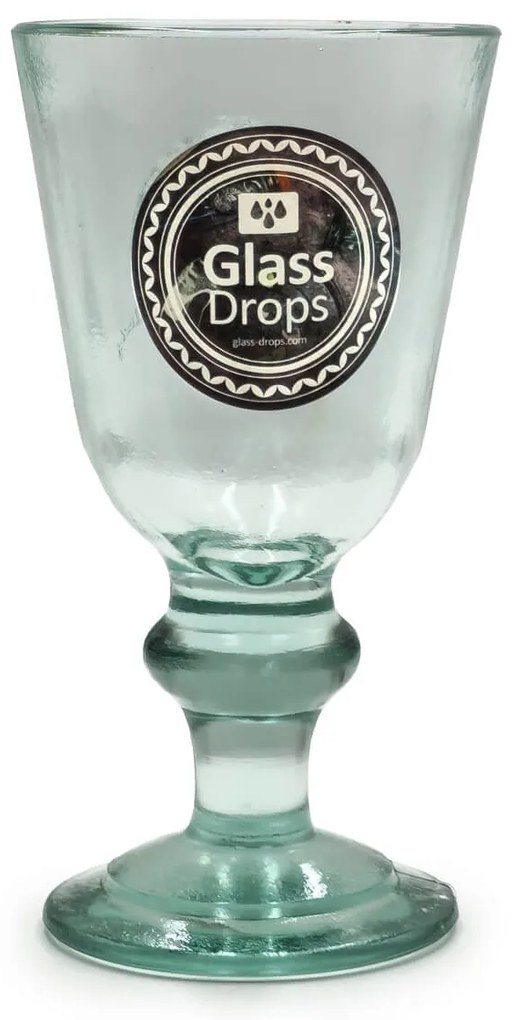 Ποτήρι Glass Drops Αuthentic (1391) Από ανακυκλωμένο γυαλί, Χωρητικότητας 200ml, Διαστάσεων Ø 9 x Υ 16 cm