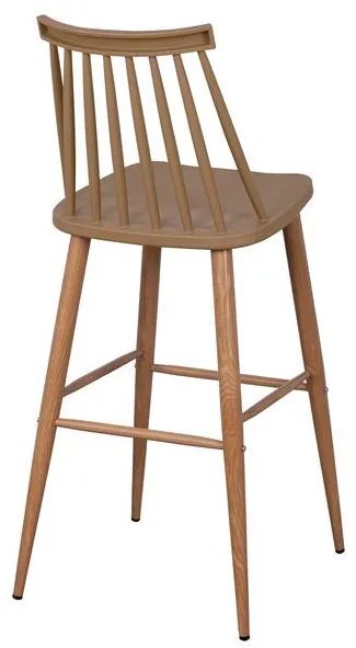 Σκαμπό μπαρ VANESSA C8459.25 σε Γκρί 43x49x107 εκ. 2αδα 43x49x107 εκ.