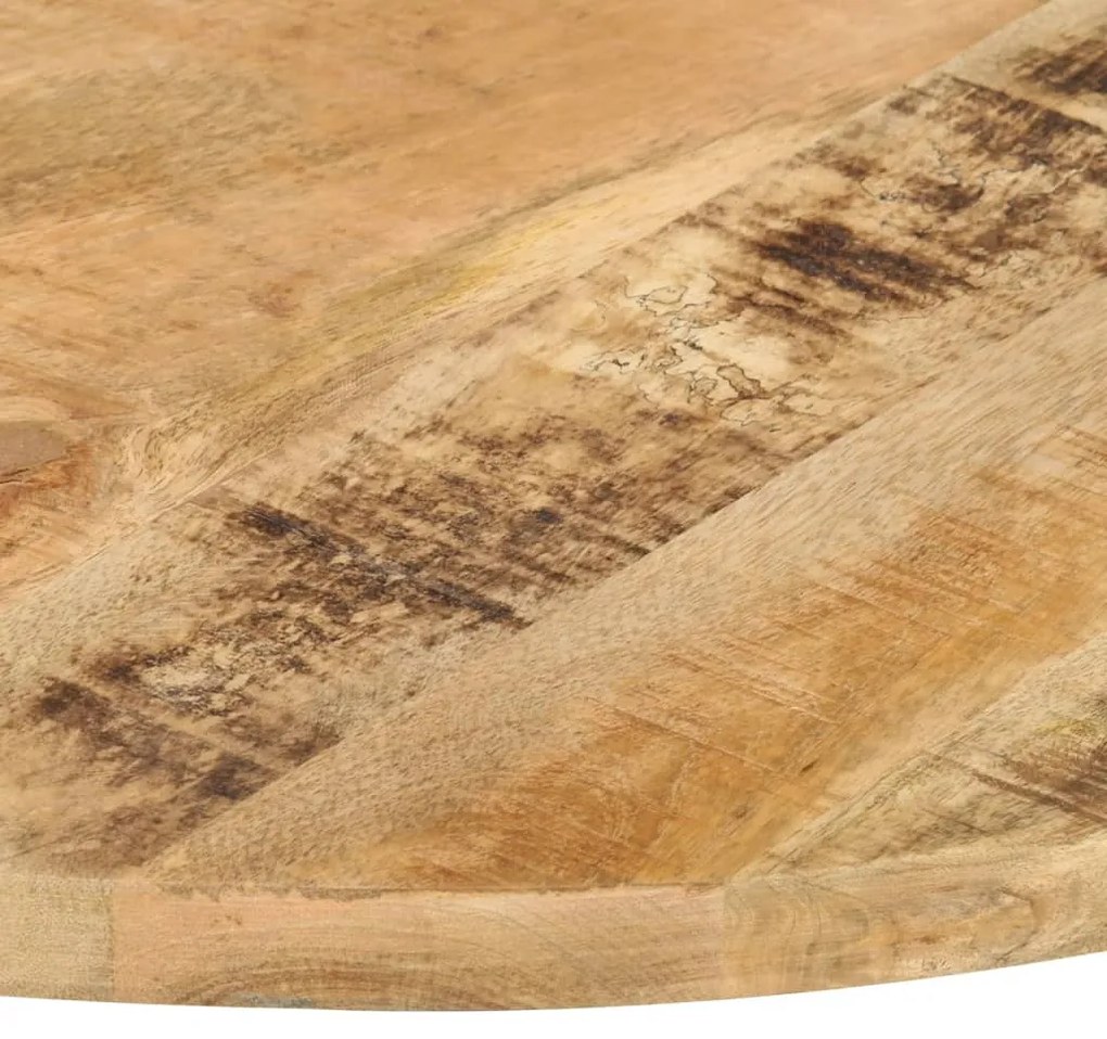 vidaXL Επιφάνεια Τραπεζιού Στρογγυλή 25-27 χιλ. 60 εκ. Ξύλο Μάνγκο