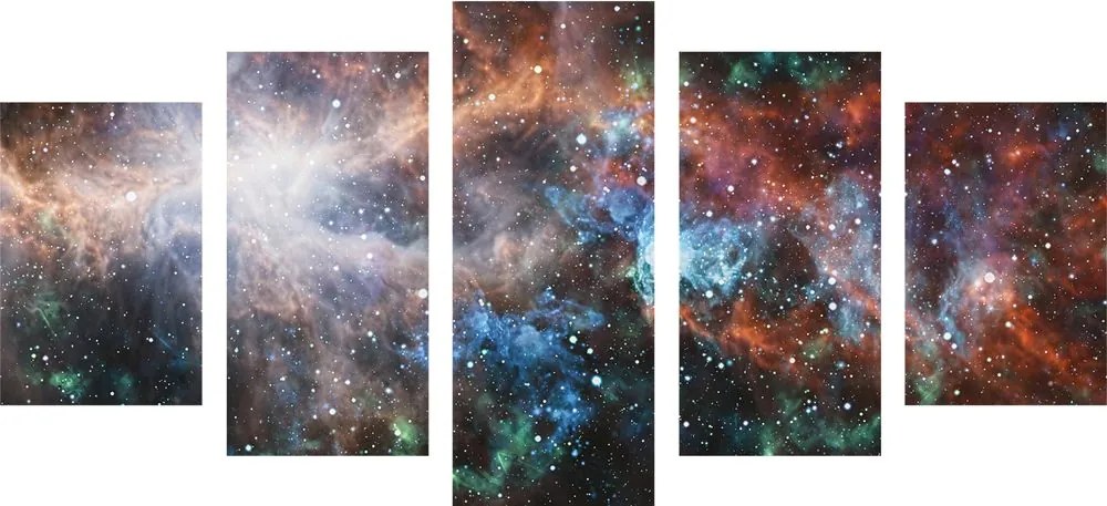 Εικόνα 5 μερών ατελείωτος γαλαξίας - 100x50
