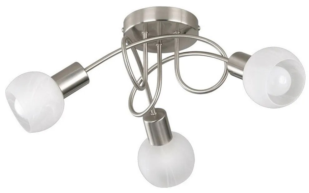 Φωτιστικό Οροφής - Σποτ Antibes R60173007 3xE14 28W Φ47cm 20cm Nickel Mat RL Lighting