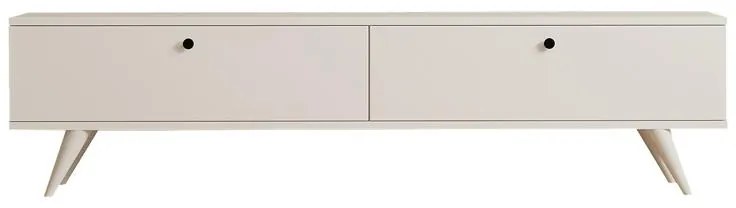 Έπιπλο τηλεόρασης Jate λευκό 160x25x40 εκ. 160x25x40 εκ.