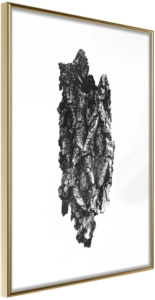 Αφίσα - Texture of a Tree - 30x45 - Χρυσό - Χωρίς πασπαρτού