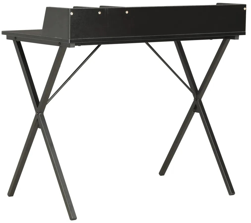 vidaXL Γραφείο Μαύρο 80 x 50 x 84 εκ.