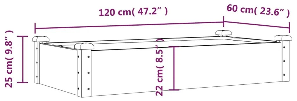 ΖΑΡΝΤΙΝΙΕΡΑ ΥΠΕΡΥΨ. ΜΕ ΕΠΕΝΔΥΣΗ ΓΚΡΙ 120X60X25 ΕΚ. ΜΑΣΙΦ ΕΛΑΤΗ 364291