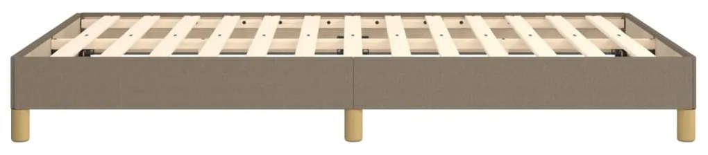 vidaXL Σκελετός Κρεβατιού Χωρίς Στρώμα Taupe 120x200 εκ. Υφασμάτινο