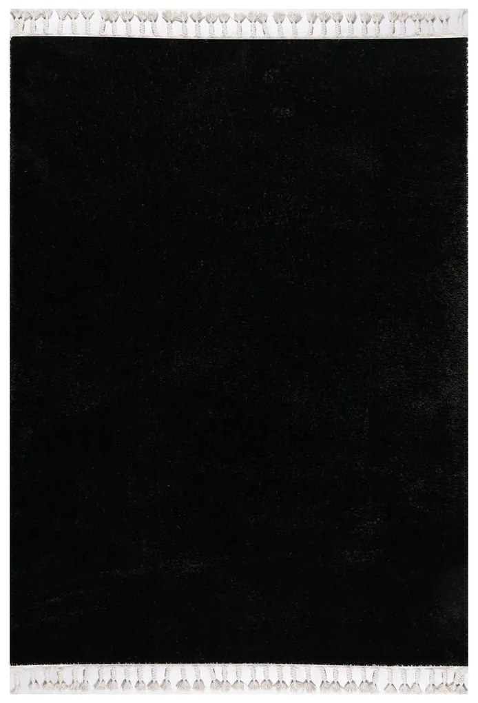 Χαλί (200x280) Polcarpet Silky Shaggy Black