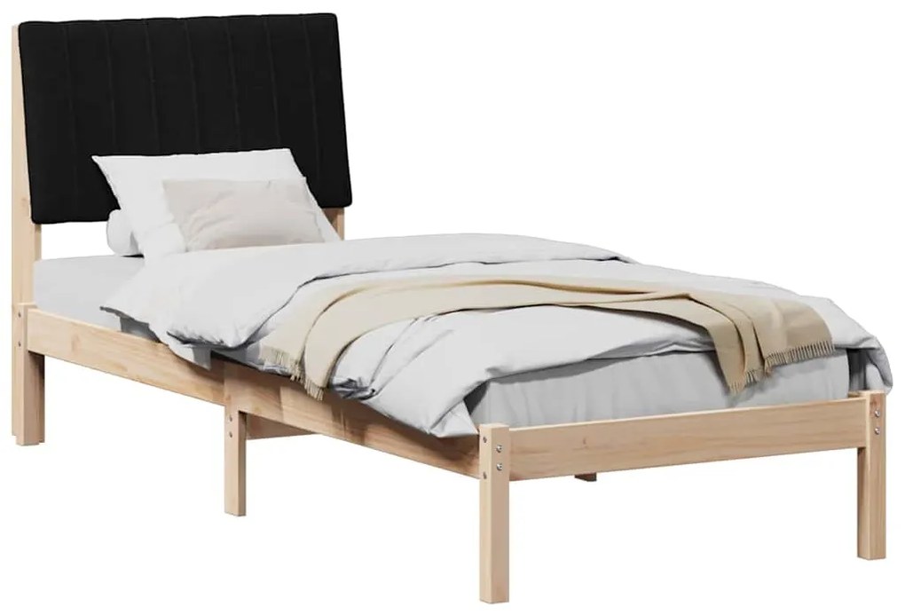 vidaXL Σκελετός Κρεβατιού Καφέ 80 x 200 cm Στερεά ξυλεία πεύκου