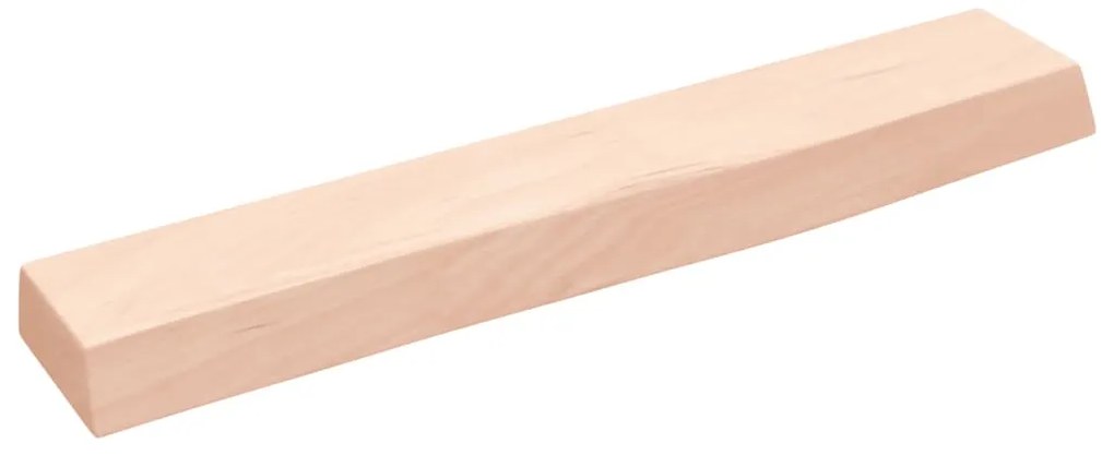 vidaXL Ράφι Τοίχου 60 x 10 x 4 εκ. από Ακατέργαστο Μασίφ Ξύλο Δρυός