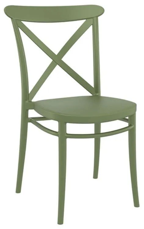 Καρέκλα Cross 20.0591 51Χ51Χ87cm Olive Green Siesta