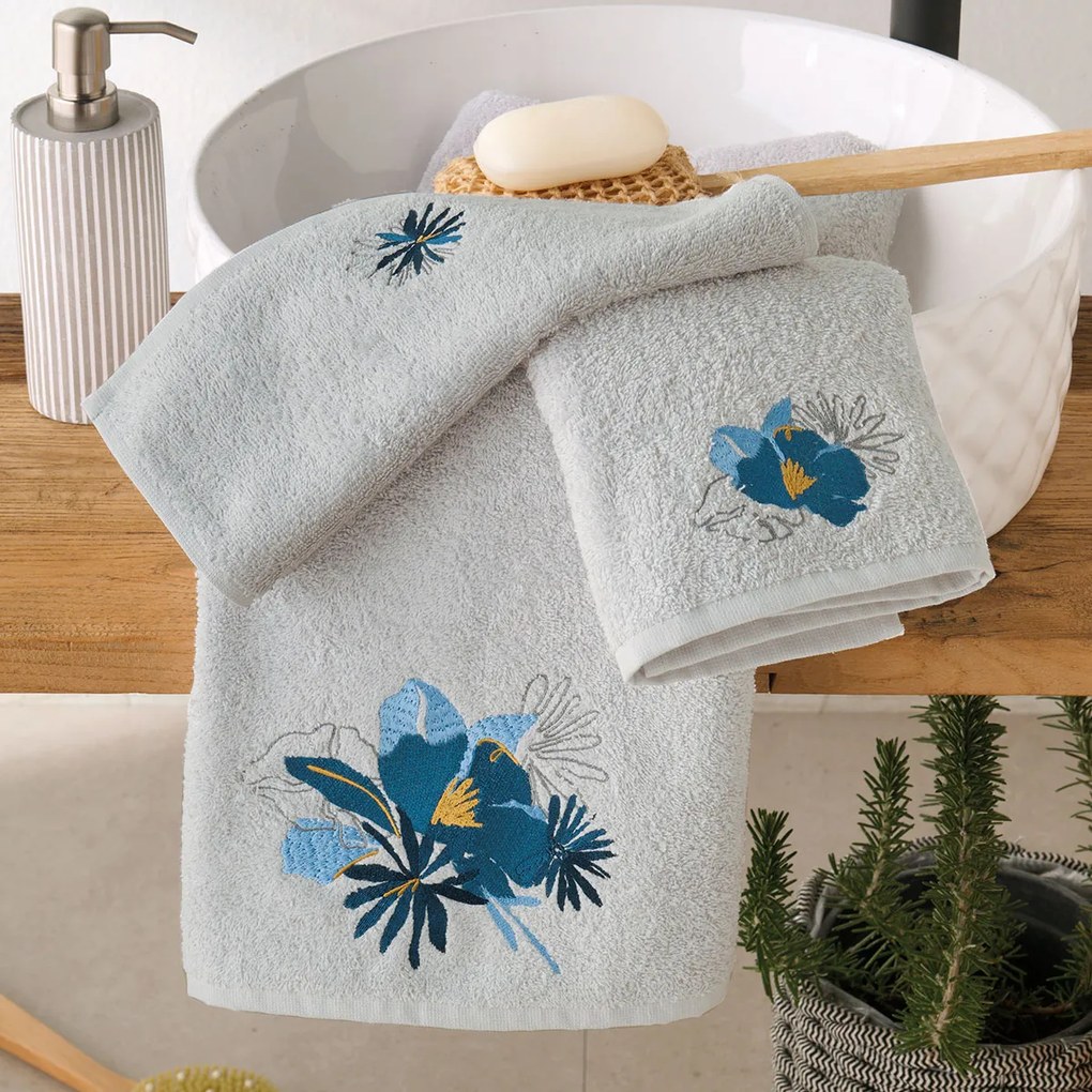 Πετσέτες Μπάνιου (Σετ 3τμχ) Kentia Stylish Kaylani 450gsm