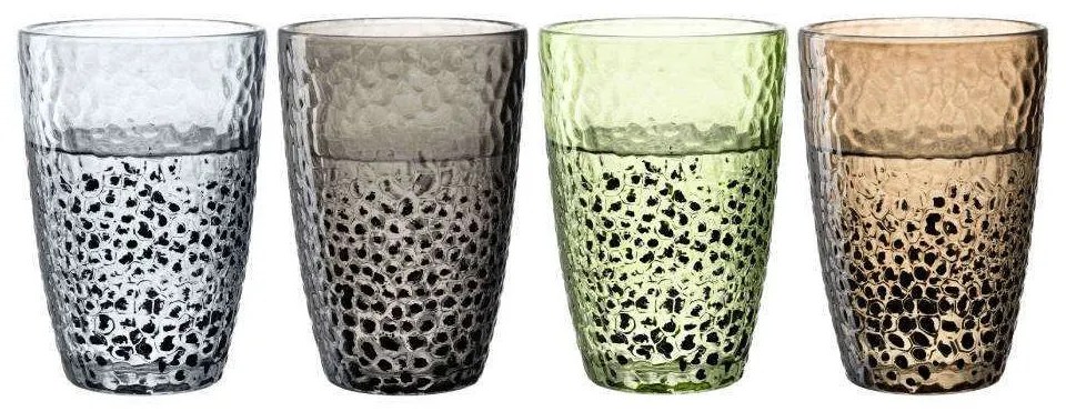 Ποτήρι Νερού Matera (Σετ 4Τμχ) 024386L 340ml Multi Leonardo Glass