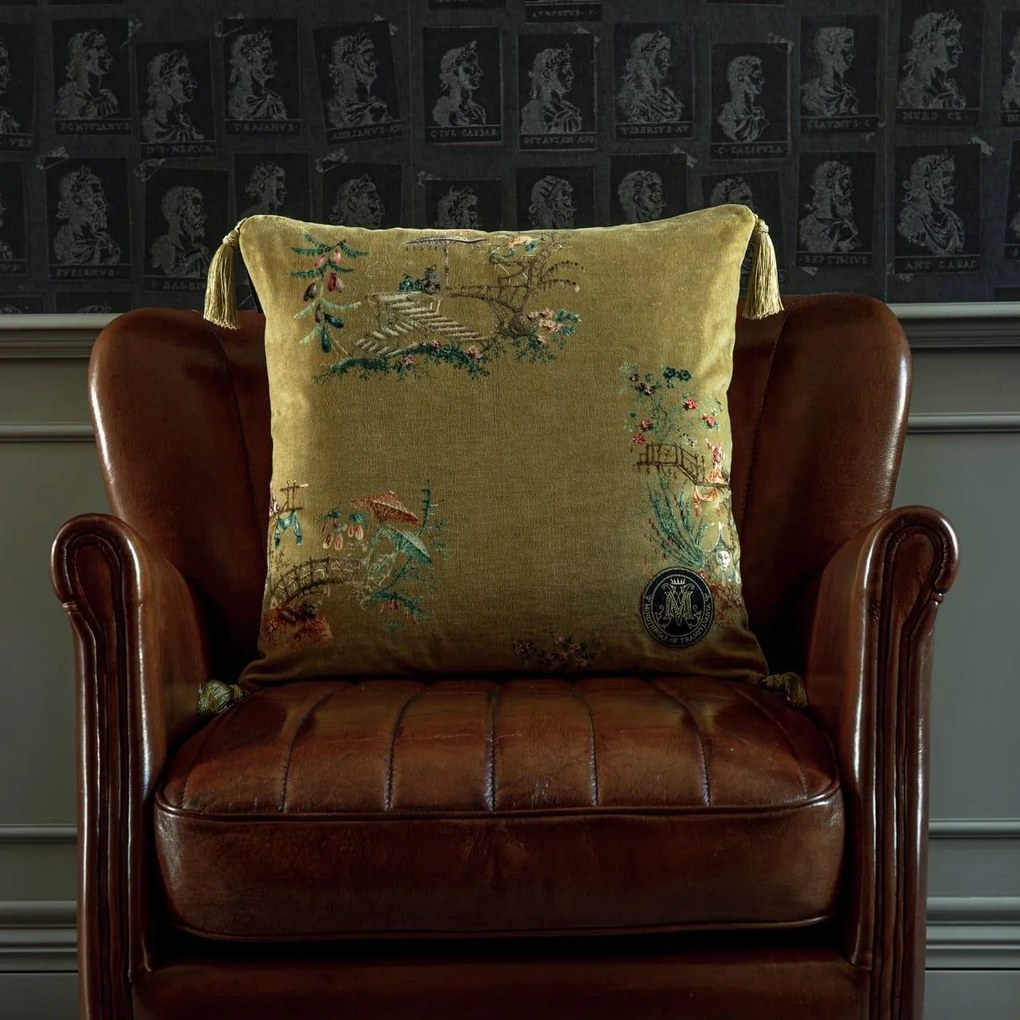 Μαξιλάρι Διακοσμητικό (Με Γέμιση) Chinoiserie LC40054 MindTheGap 50Χ50 100% Cotton